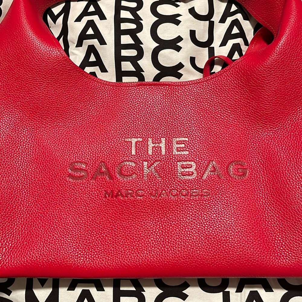Beautiful red Marc Jacobs sack bag